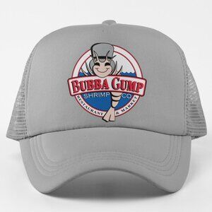 NEW Bubba Gump Shrimp Co Foam Trucker Mesh Snapback Hat GRAY